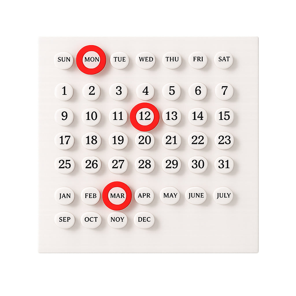 001 Montessori calendar